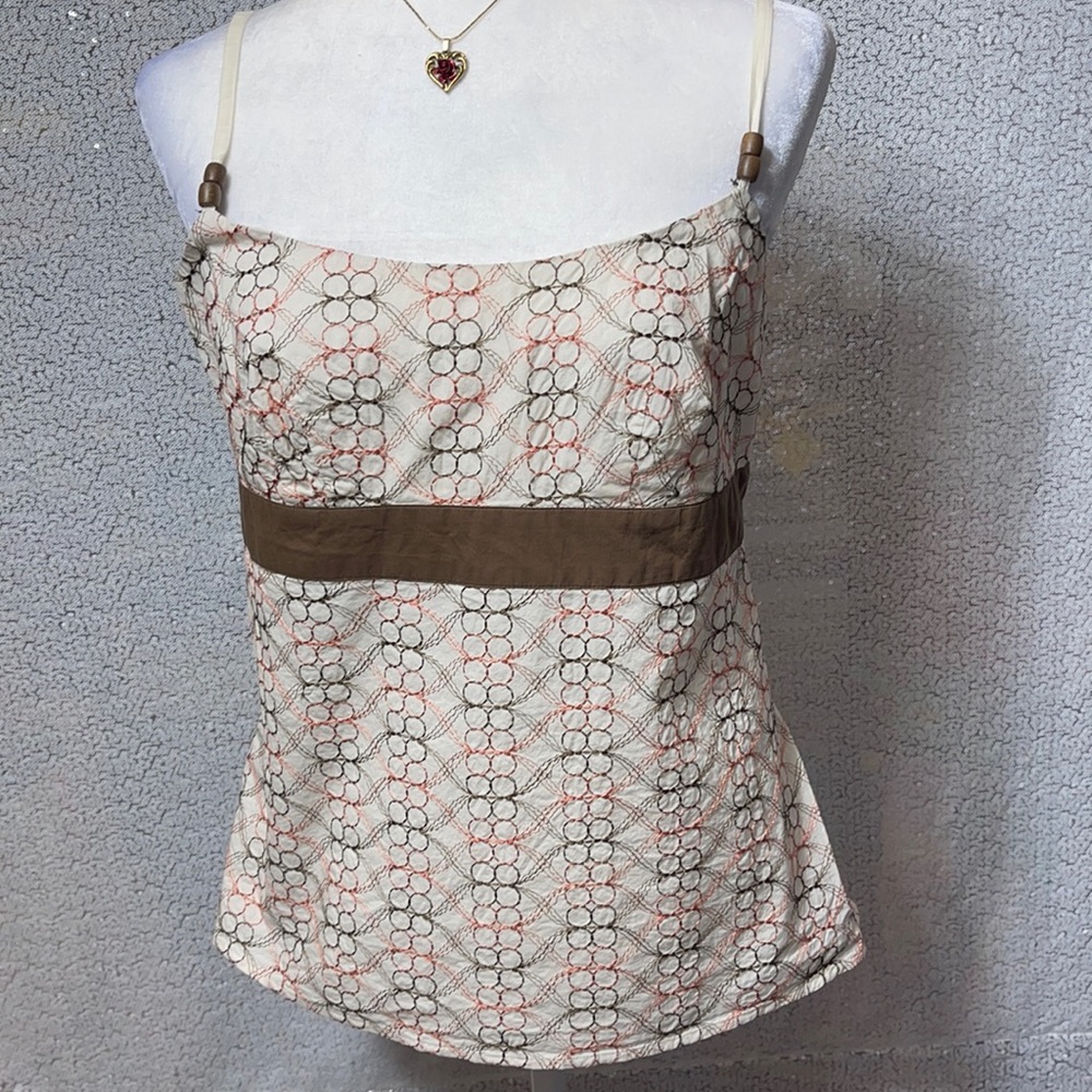 Loft embroidery tank top size 10